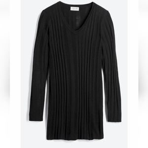 RD STYLE Mondavi Side Slit V-Neck Pullover Sweater